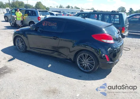 2013 Hyundai Veloster Mix z USA, uszkodzony, nr VIN KMHTC6AD1DU131151